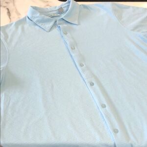 Vintage Gene Meyer Cotton/Polyester Short Sleeve Button Up Sz. L